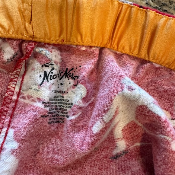 Nick & Nora Retro Sock Monkey Women’s flannel Pajamas size small - Picture 5 of 9